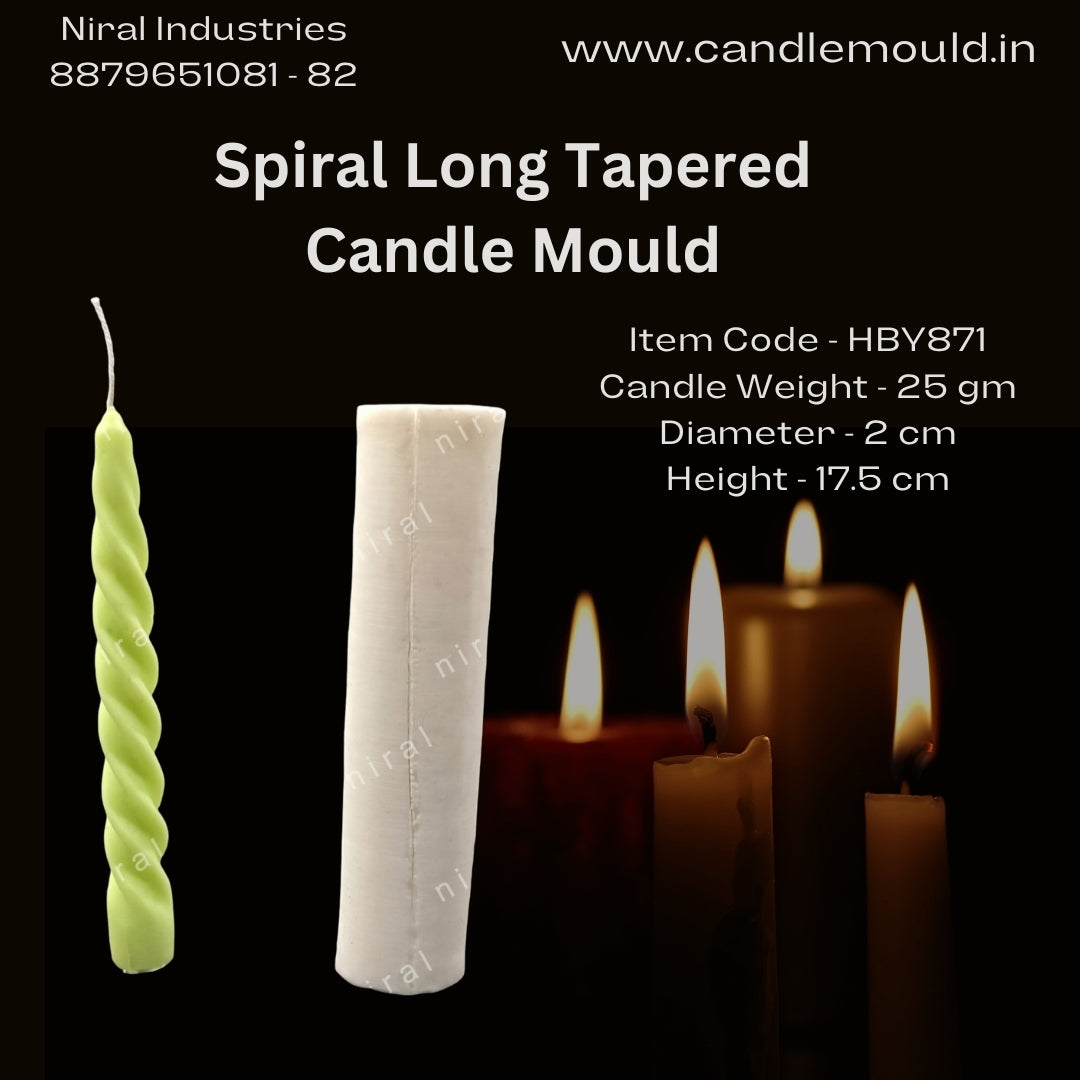 Spiral candle Mould