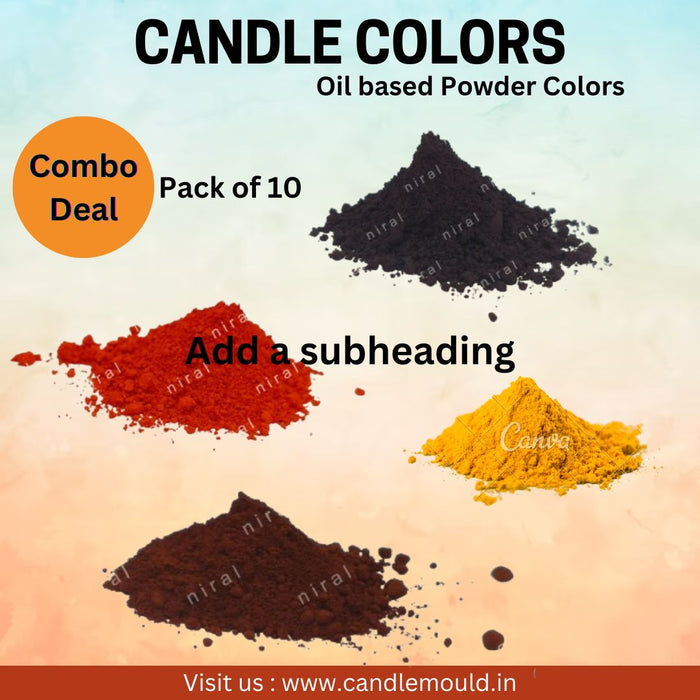 Oil Based Candle Colors Combo