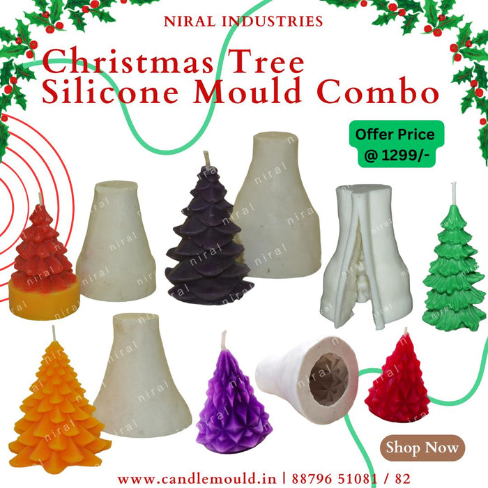 Christmas Tree Candle Mould Combo