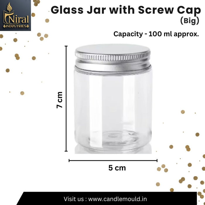 Glass Jar with Screw Cap