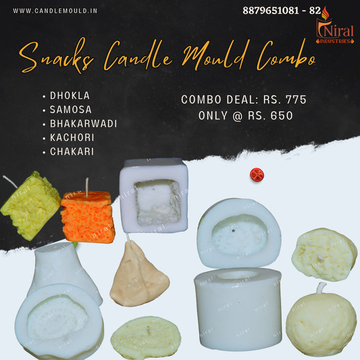 Snacks Candle Mould Combo, Niral Industries.