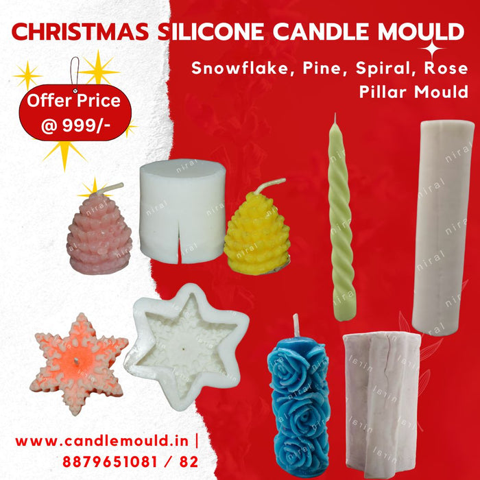 Christmas Candle Mould Combo