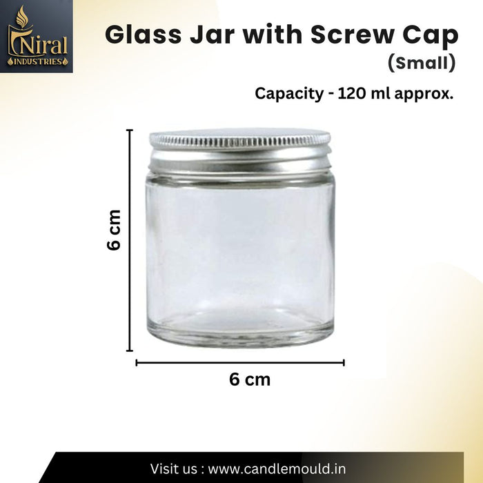 Glass Jar with Screw Cap