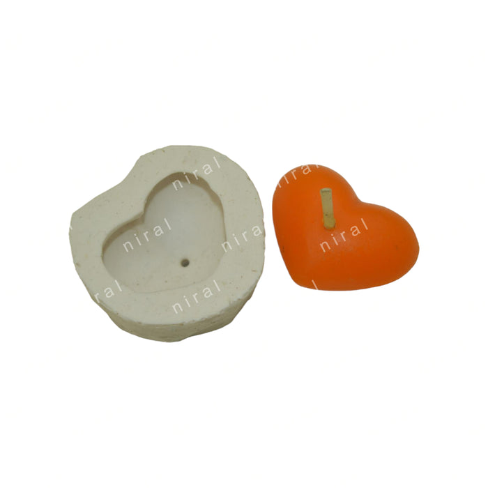 Tiny Heart Candle Mould HBY210, Niral Industries.