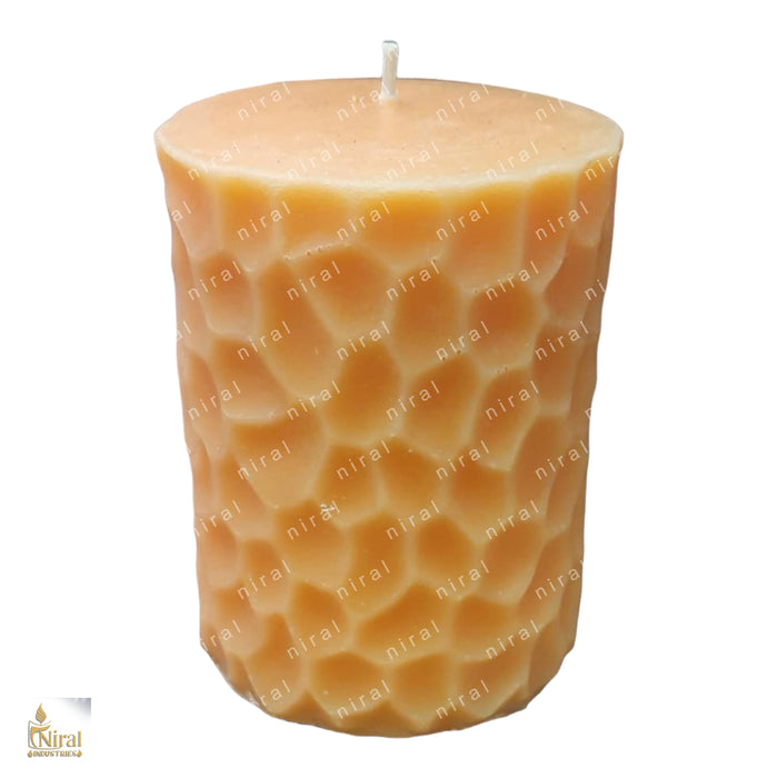 Cobblestone Texture Silicone Candle Mould HBY758, Niral Industries