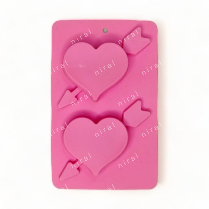 Arrow through the Heart Silicone Mould, SP32404