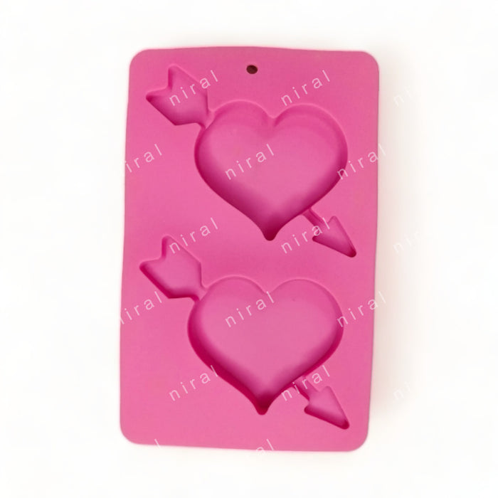 Arrow through the Heart Silicone Mould, SP32404