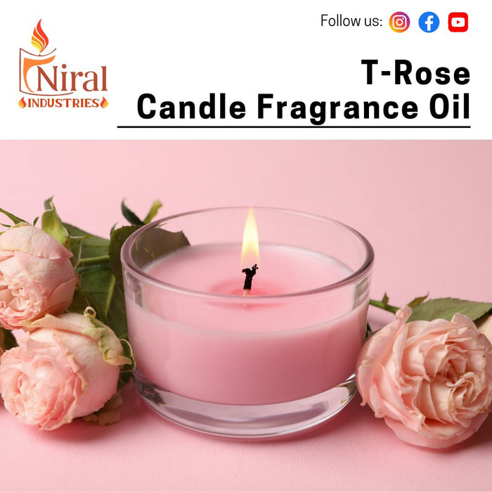 Niral’s  T-Rose Candle Fragrance Oil