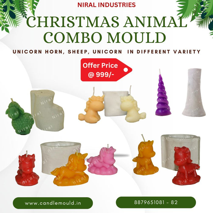 Christmas Animal Mould Combo